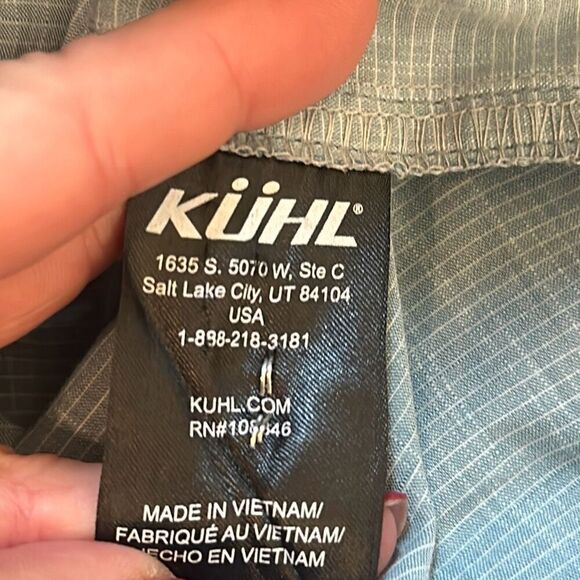 Kuhl Karib Stripe Button Down Shirt Mens S Small Outdoor Hiking style 7460 - Picture 8 of 11
